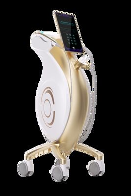 pionowy aparat HIFU Wysokoenergetyczna Skupiona Ultradźwięki Wieloczęstotliwościowe Przeciwstarzeniowe Lifting i Ujędrnianie Twarzy Modelowanie Sylwetki