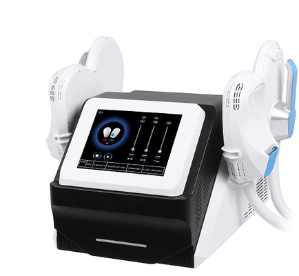 Czarna wyszczuplająca maszyna kosmetyczna 3000W Ems Muscle Build  Body Contouring Podwójne uchwyty