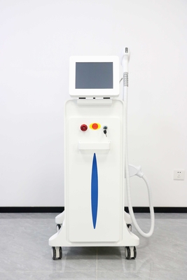 Wysokiej mocy Soprano Dual Handle Depilation Diod Laser Machine 4 Długość fali Lód Platyna Tytan Do Usuwania Włosów