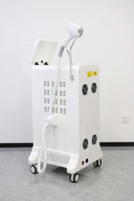 Wysokiej mocy Soprano Dual Handle Depilation Diod Laser Machine 4 Długość fali Lód Platyna Tytan Do Usuwania Włosów