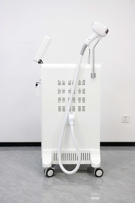 Wysokiej mocy Soprano Dual Handle Depilation Diod Laser Machine 4 Długość fali Lód Platyna Tytan Do Usuwania Włosów