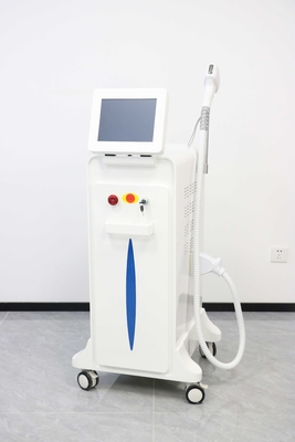 Wysokiej mocy Soprano Dual Handle Depilation Diod Laser Machine 4 Długość fali Lód Platyna Tytan Do Usuwania Włosów