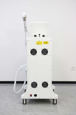 Wysokiej mocy Soprano Dual Handle Depilation Diod Laser Machine 4 Długość fali Lód Platyna Tytan Do Usuwania Włosów