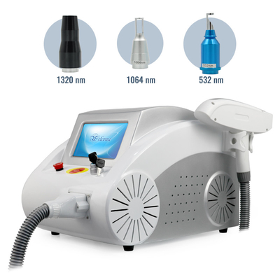 Przenośna maszyna do usuwania tatuaży Q Switched Nd Yag Laser Carbon Peeling Skin Whting Beauty Machine