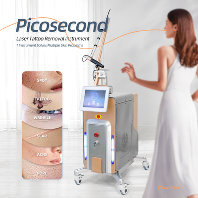 Picosecond Laser Removal Beauty Machine 500ps Nd Yag Q Przełączone Pico Drugie urządzenie do usuwania tatuaży laserowej