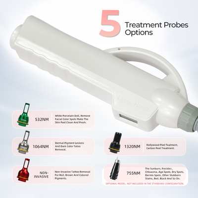 Picosecond Laser Q-Switched Clinical Korea 1064nm Maszyna do usuwania tatuaży Pico Laser Portable