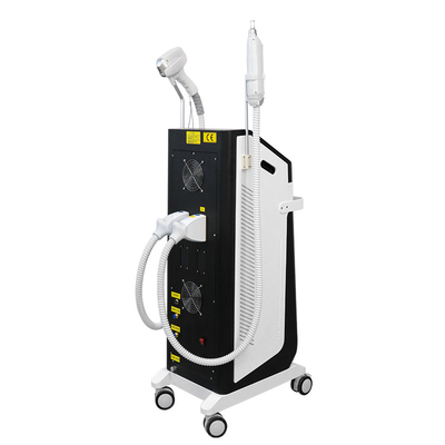 2 w 1 808nm Laser Trwałe usuwanie tatuażu włosów Yag Diod Salon Piękności 3 długości fal Diod Laser