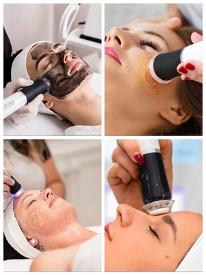 3 w 1 Oxygen Jet Peel Infusion Face Lift Stretching Beauty Skin Care CO2 Bubble Oxygenation Exfoliate Oxygen Facial Machine