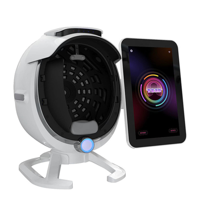 a6 Magic Skin Mirror Skin Analyzer AI 3D Skin Scanner Facial Analyzer Wooden Lamp Skin Scanner