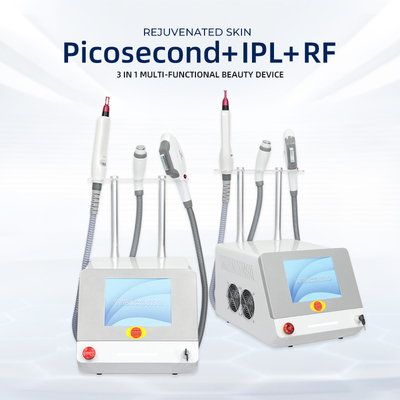 OEM usunięcie włosów usunięcie tatuażu skóra ściśnij maszyna 3 uchwyt RF Elight IPL Nd Yag Laser 5 w 1 wielofunkcyjna maszyna kosmetyczna