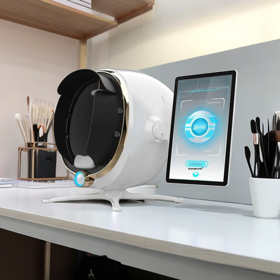 Przenośny analizator skóry 3D skaner twarzy Nowa technologia AI do analizy włosów i ciała Zwiększona maszyna diagnostyczna do badań skóry w salonie