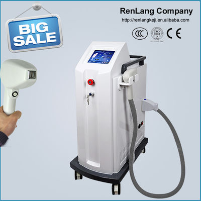 Stationary Style 808nm Diode Laser Hair Removal Machine with 20-950ms Pulse Width and 10 * 16mm Spot Size
