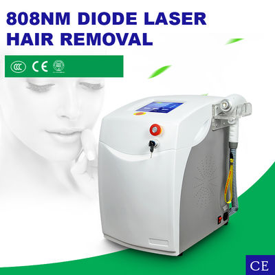 Portable 808nm Diode Laser Hair Removal Machine with 110V-130V / 60Hz, 220V-240V / 50Hz Voltage and Semiconductor Cooling System