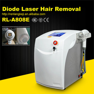 RL-808B Model 808nm Diod Laser Hair Removal Machine z 8-letnią żywotnością i gęstością energii > 115j/Cm2
