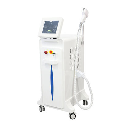 Bezbolesna usunięcie włosów diodowego lasera 808nm Podwójny uchwyt Picosecond Laser Przenośny 3 Waves Three Wavelength Diode Laser Machine