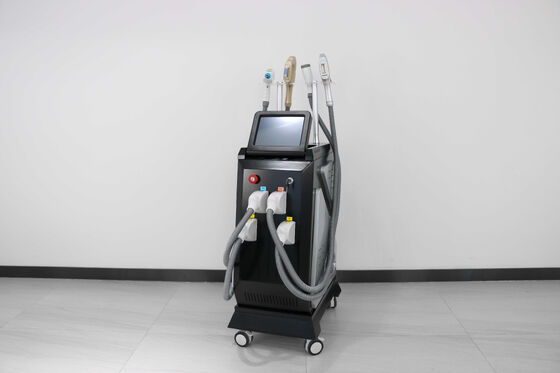 Pionowa maszyna kosmetyczna 4 w 1 Wielofunkcyjne urządzenie kosmetyczne i system usuwania włosów laserowych