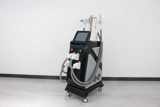 Pionowa maszyna kosmetyczna 4 w 1 Wielofunkcyjne urządzenie kosmetyczne i system usuwania włosów laserowych
