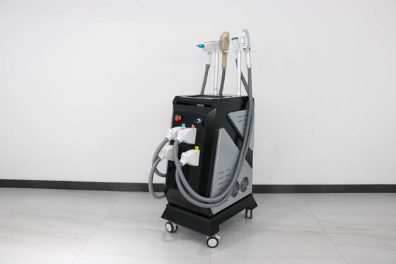 Pionowa maszyna kosmetyczna 4 w 1 Wielofunkcyjne urządzenie kosmetyczne i system usuwania włosów laserowych
