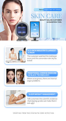 Analizator skóry 3D X5 Multi-Spectrum AI Magic Mirror dla salonu kosmetycznego