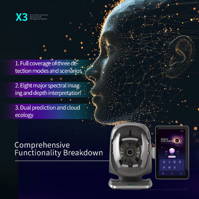 Analizator skóry X3 AI Camera Salon Diagnostyka twarzy Detektor urody Sprzęt skanera HD