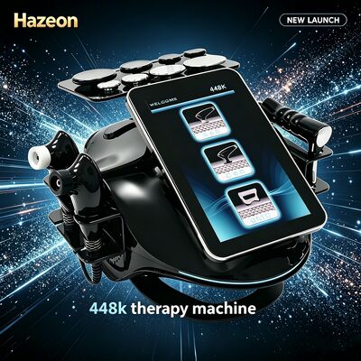 Hazeon 448KHZ Tecar Therapy Machine RES CET Monopolar RF Energy Transfer Diathermy Device For Muscle Pain Uwolnić cellulit Zmniejszyć głębokie ogrzewanie