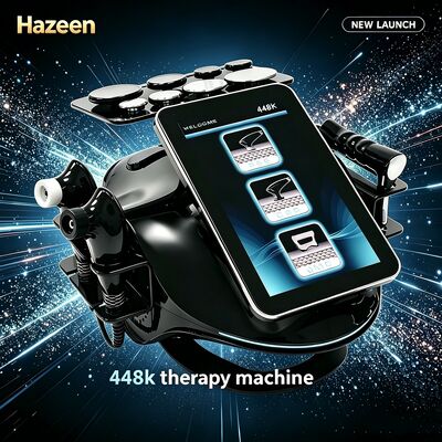 Hazeen 448KHZ Tecar Therapy Machine RES CET Monopolar RF Energy Transfer Diathermy Device For Muscle Pain Uwolnić cellulit Zmniejszyć głębokie ogrzewanie