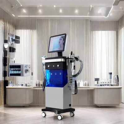 14 w 1 Hydra Maszyna do pielęgnacji twarzy Wstrzyknięcie tlenu Czyszczenie porów Przeciw- starzeniu Urządzenie do ściśnięcia skóry do salonów urody Spa Certyfikowany hurtowo CE