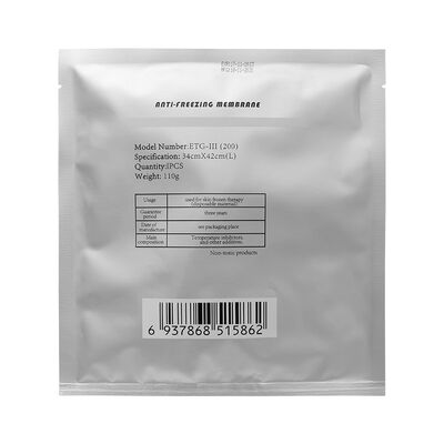 Dostawa fabryczna 110g Freezefats Membrana przeciw zamarzaniu Jednorazowe akcesoria do kriolipolizy Body Slim Beauty Equipmen